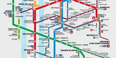 Лион је на мапи метроа