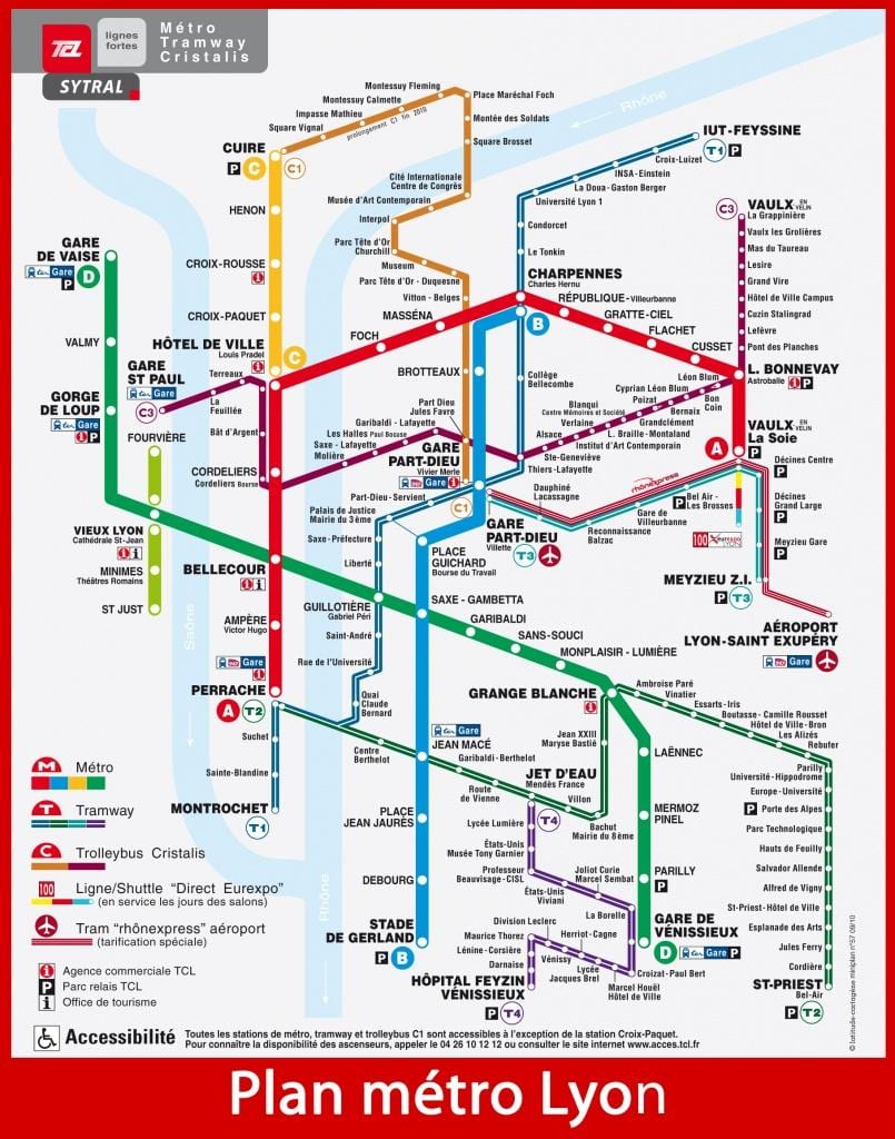 карта тлц Лион
