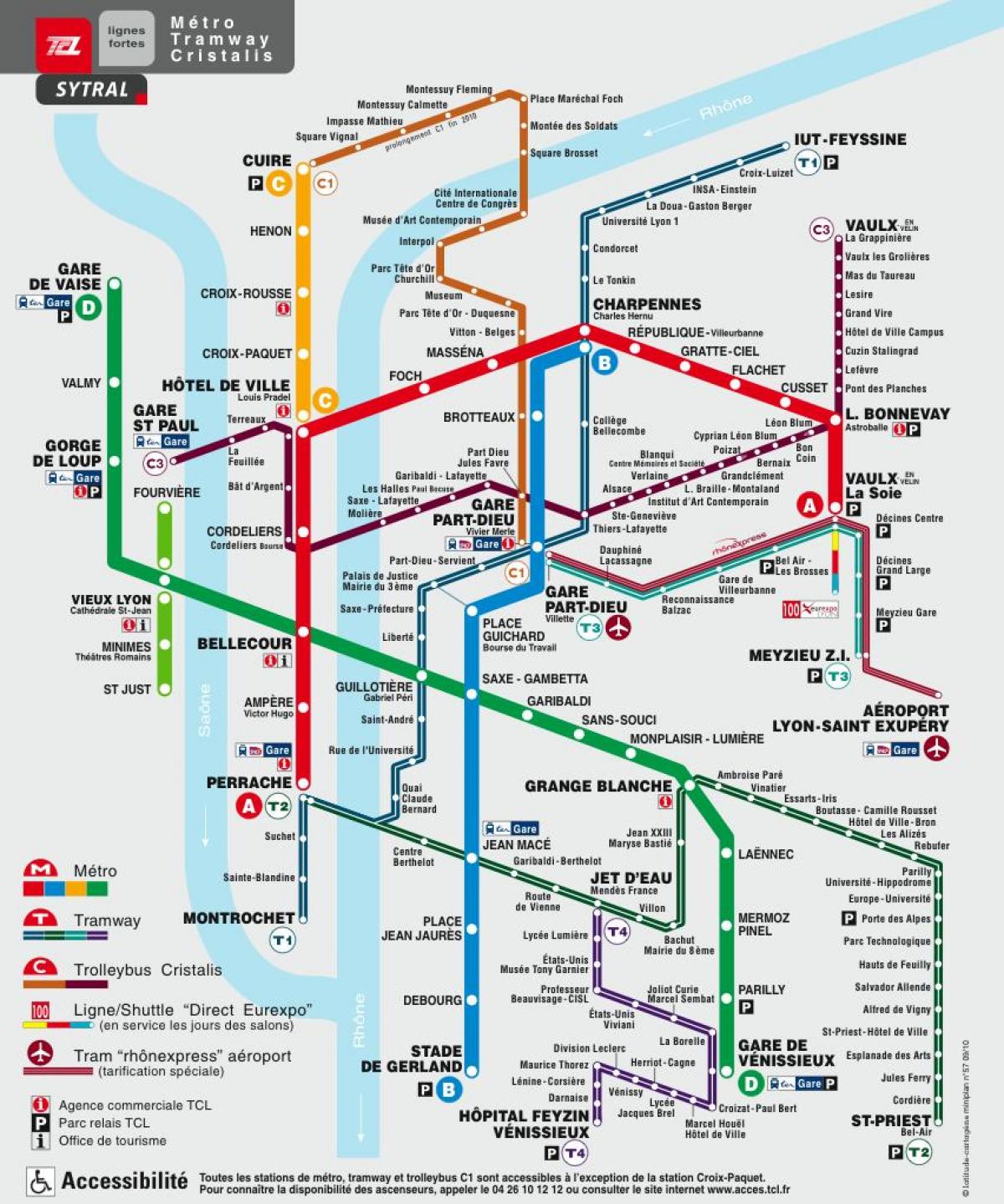 Лион је на мапи метроа