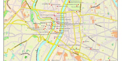 Лион знаменитости карта