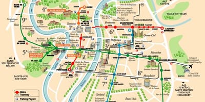 Карта пешачка тура по мапи
